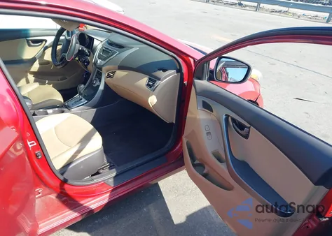 2011 Hyundai Elantra Limited (Ulsan Plant) из США, поврежденный, VIN KMHDH4AE4BU108849